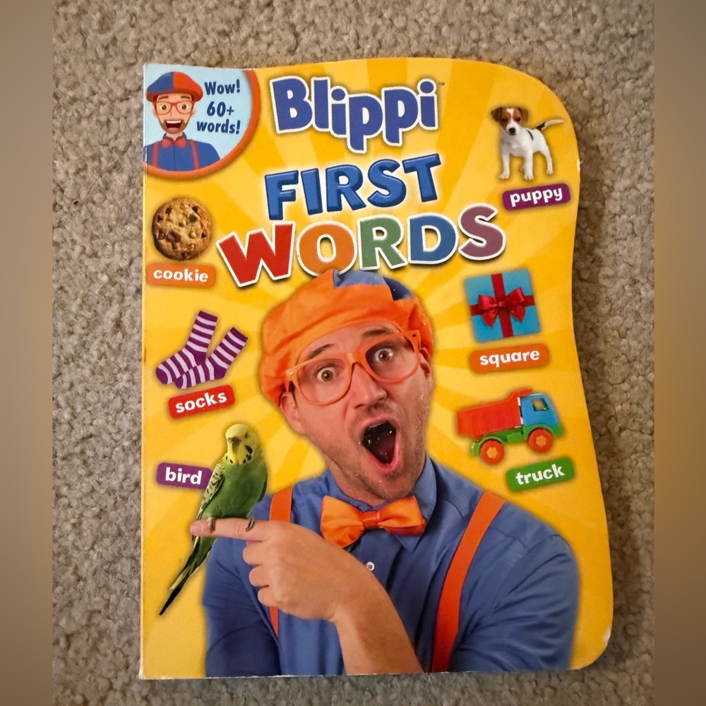 Blippi First Words Book